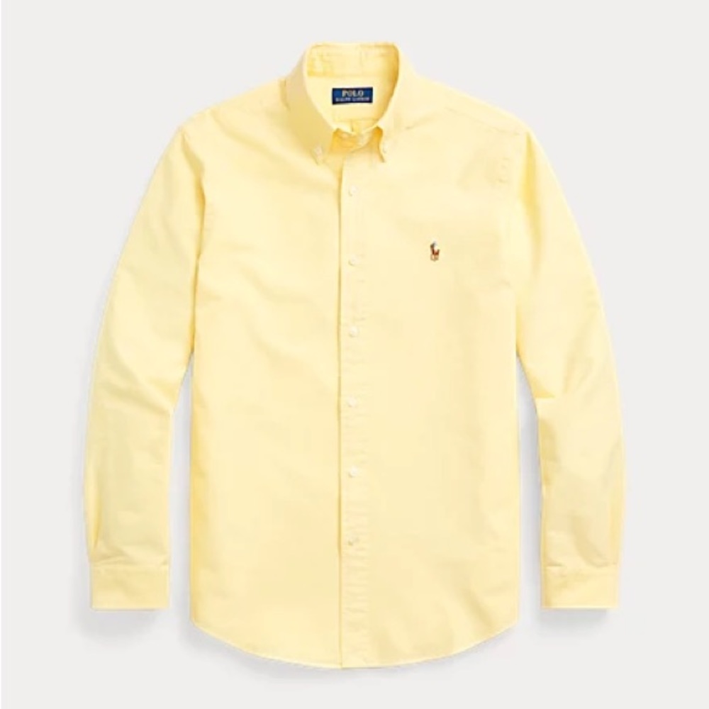 Polo Ralph LaurenThe Iconic Oxford Shirt  Yellow Size M